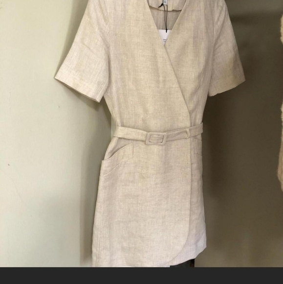 & Other Stories | Belted Linen Dress - Picture 9 of 9